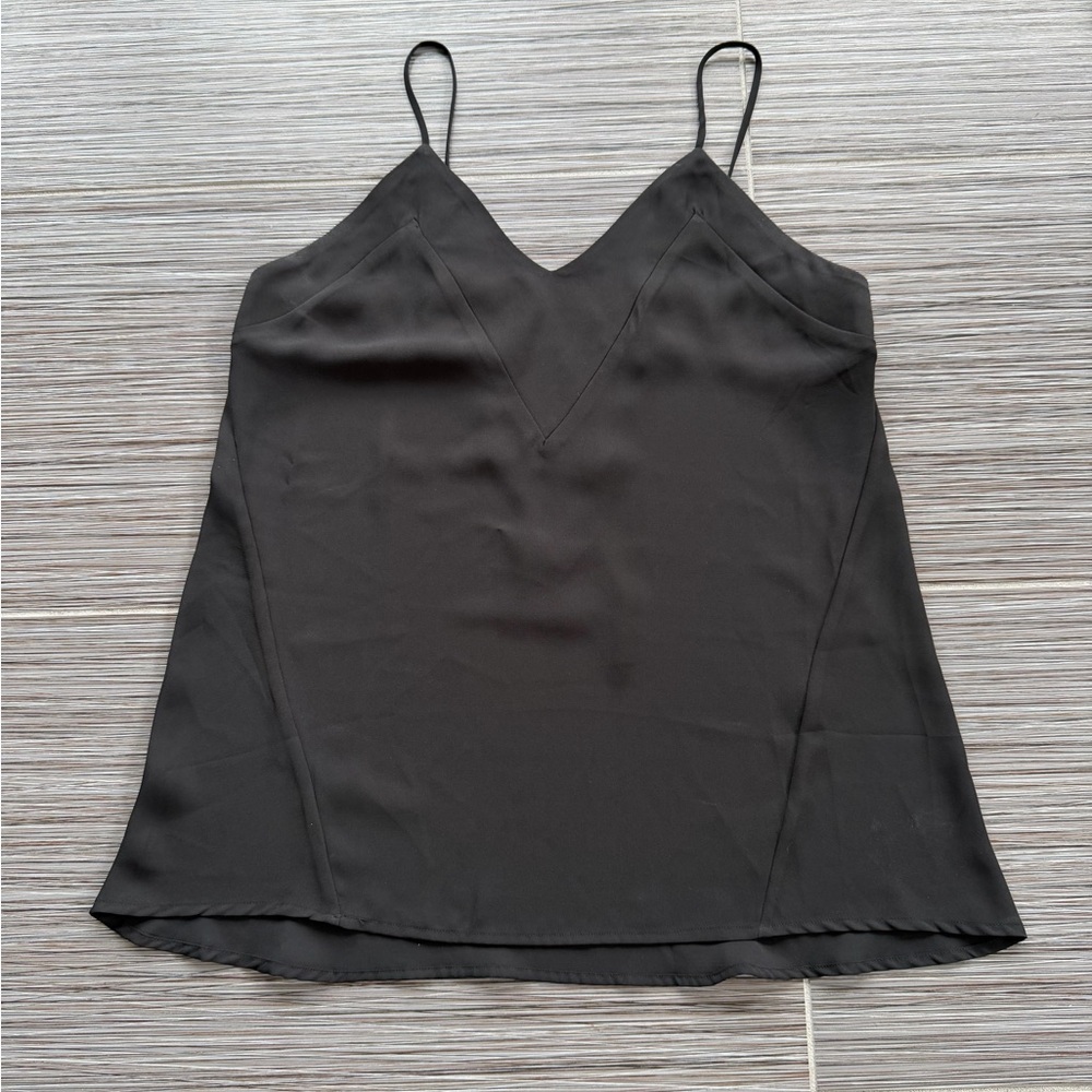 Aqua Black V-Neck Women's Camisole. NWOT